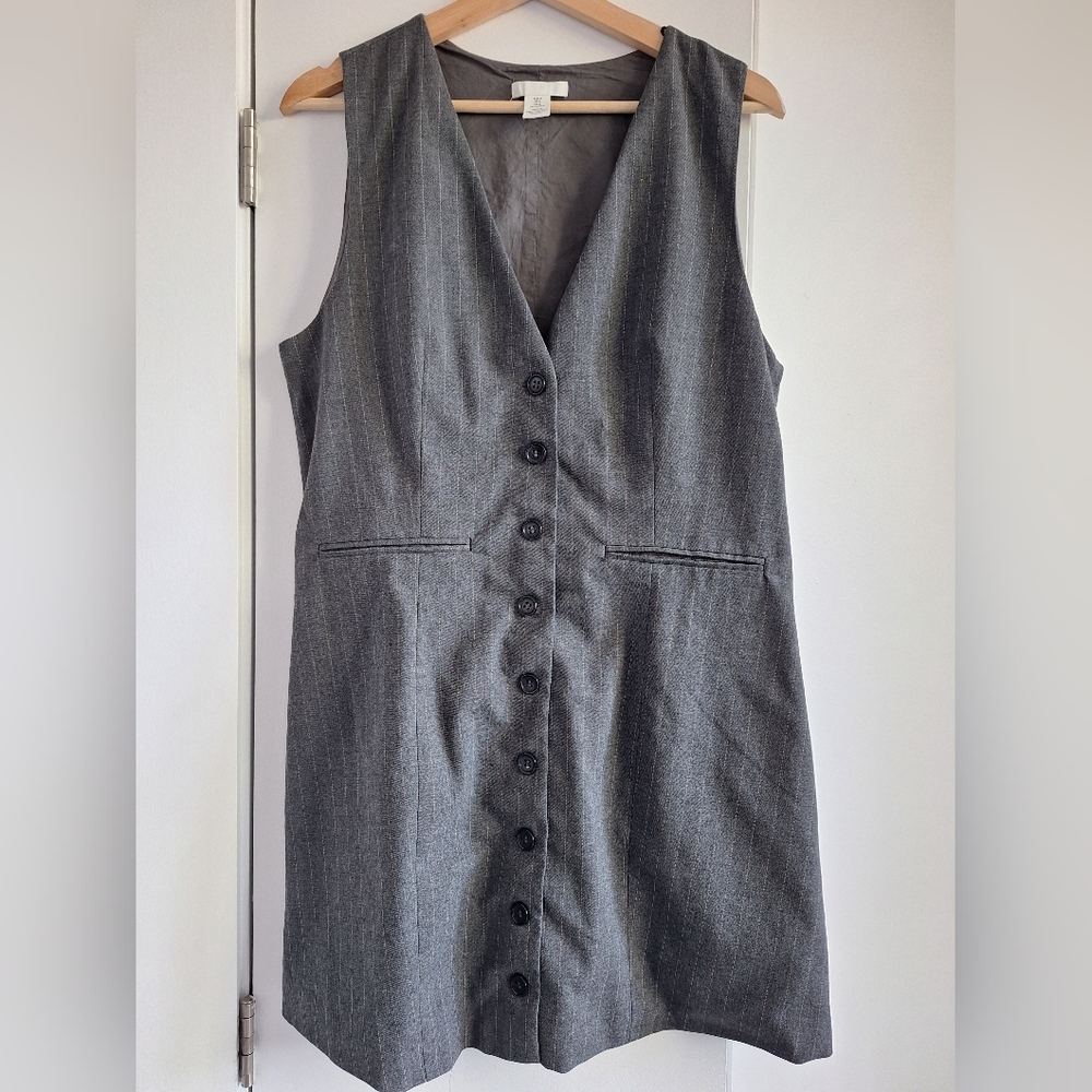 H&M Charcoal Sleeveless Dress